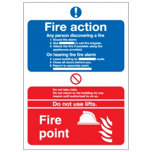 Fire Action Notice Fire Point