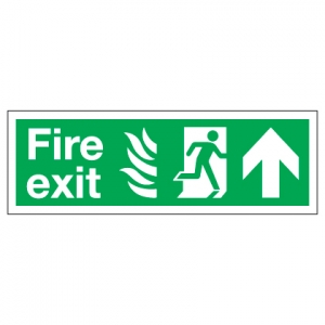 Fire Exit With Up Arrow