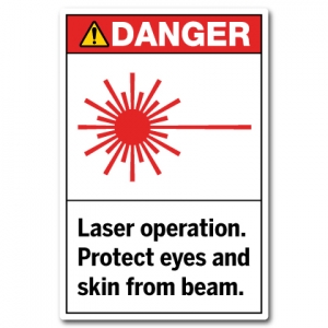 Laser Operation Protect Eyes And Skin From Beam