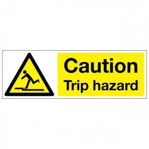 Caution Trip Hazard