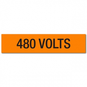 480 Volts Voltage Marker